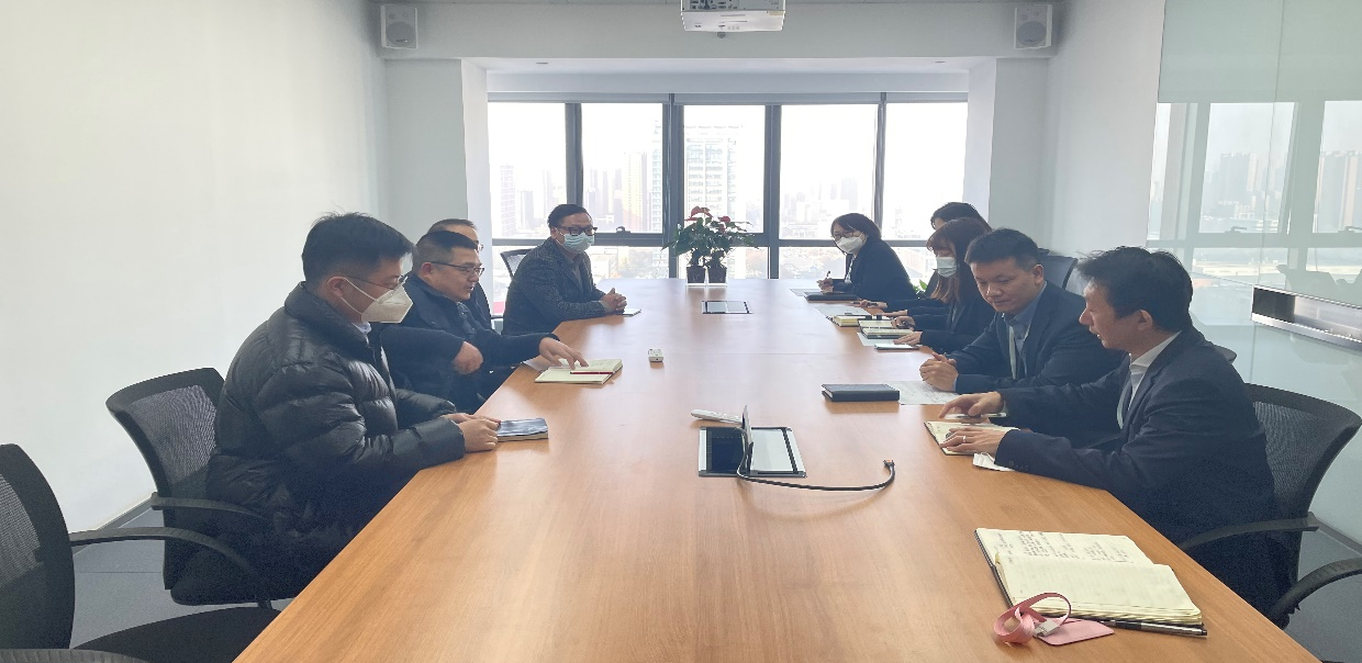 長安財(cái)通與陜西金融資產(chǎn)管理股份有限公司、融創(chuàng)西北公司座談交流